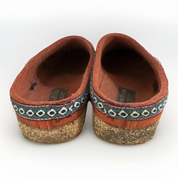 Haflinger Woman's Size 40 US 9 Classic Wool Felt Clogs - Picture 5 of 7